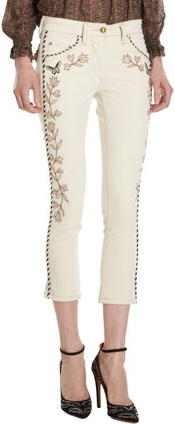 Isabel Marant Monroe Jeans in White (cream) - Lyst