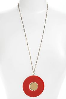 Kate Spade Come Full Circle Long Pendant Necklace - Lyst