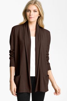 Michael by Michael Kors Drape Front Cardigan - Lyst
