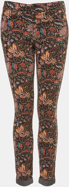 Topshop Moto Scandi Floral Print Skinny Jeans - Lyst