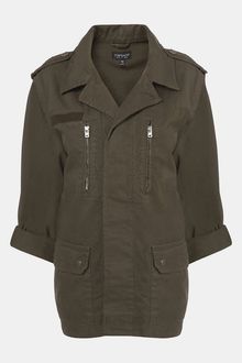 Topshop Army Jacket - Lyst