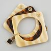 Tory Burch Tomi Resin Stacking Bangles  in Brown (horn) - Lyst