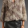 Anna Sui Mongolian Faux Fur Jacket in Animal (grey multi) - Lyst