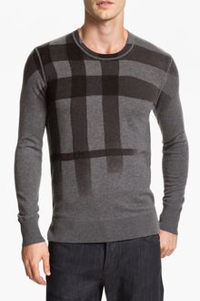 Burberry Brit Check Sweater - Lyst
