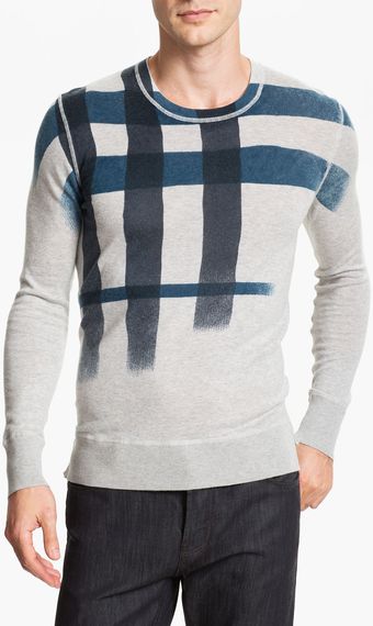 Burberry Brit Check Sweater - Lyst