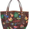 Dsquared2 Printed Tote Bag in Brown - Lyst