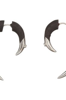 L'Agence Wood Claw Earrings with Topaz - Lyst