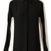 3.1 Phillip Lim Monochrome Panelled Silk Shirt in White - Lyst