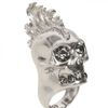 Alexander Mcqueen Punk Skull with Swarovski Ring in Silver - Lyst
