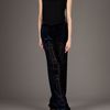 Balmain Brocade Wide Leg Trouser in Blue - Lyst