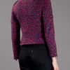Christopher Kane Biker Jacket in Brown (red) - Lyst