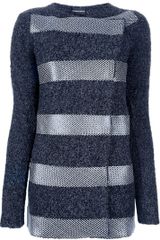 Emporio Armani Striped Cardigan