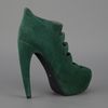 Jeffrey Campbell Cutout Ankle Boot in Green - Lyst