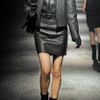 Lanvin KnitEffect Leather Jacket in Black - Lyst