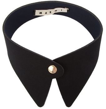 Marni Gem Brooch Detail Collar - Lyst