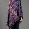 Missoni Fringed Poncho in Purple - Lyst