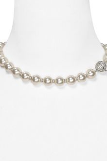 Nadri Pearl and Crystal Rondelles Necklace  - Lyst