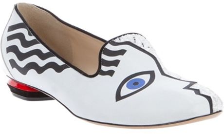 Nicholas Kirkwood Picasso Slipper in White - Lyst