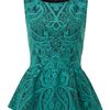 Therapy Bonded Lace Peplum Top in Blue (green) - Lyst