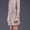 Victoria Beckham Studded Bow Dress in Gold - Lyst