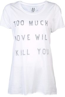 Zoe Karssen Too Much Love Tshirt - Lyst