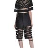 Alexander Wang Suspended Zebra Short Sleeve Hockey Jersey in Black (onyx) - Lyst