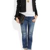 Balmain Structured Wool Jacket in White (black) - Lyst