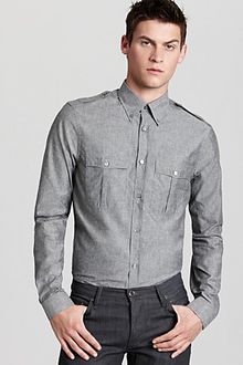 Burberry Allington Double Pocket Sport Shirt - Lyst