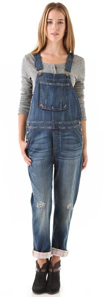 Current/Elliott The Overalls - Lyst