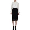 Dolce & Gabbana Lace Panel Skirt in Black - Lyst