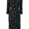 Mcq By Alexander Mcqueen Printed Dress in Black - Lyst