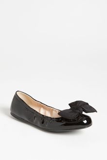 Prada Puff Bow Ballerina Flat - Lyst
