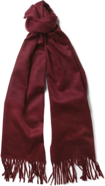 Turnbull & Asser Brushedcashmere Scarf - Lyst