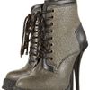 Topshop Unique Leather Hiking Boots in Green (khaki) - Lyst