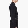 Yves Saint Laurent Black Leather Trim Cashmere Sweater in Black for Men - Lyst