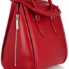 Alexander Mcqueen Heroine Large Polished Leather Tote in Red - Lyst