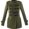 Burberry Prorsum Bonded Technical Stitch Duffle Coat in Green - Lyst