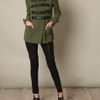 Burberry Prorsum Bonded Technical Stitch Duffle Coat in Green - Lyst