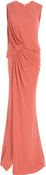 Elie Saab Sleeveless Long Jersey Gown - Lyst
