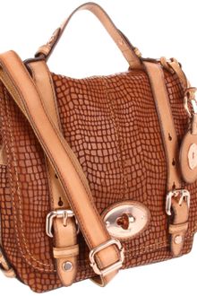 Fossil Fossil Maddox Embossed Organizer Flap Cross Body - Lyst
