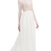 Honor Ss Stretch Canvas Guipure Lace Bustier Gown in White - Lyst
