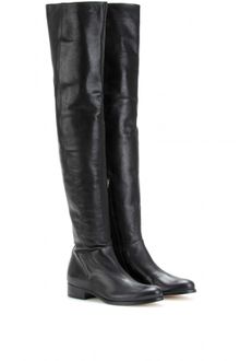Jimmy Choo Giorgina Overtheknees Leather Boots - Lyst