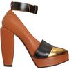 Marni Cap Toe Platform Pump in Brown (sandy) - Lyst