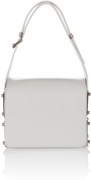 Michael Kors Accessories Ss Optic White Moffit Boxy Shoulder Bag - Lyst