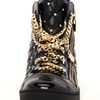 Michael Kors Chainlace Quilted Hightop in Gold (black) - Lyst