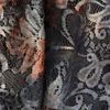 Mulberry Leather Trimmed Tie Dye Lace Dress in Multicolor (multicolored) - Lyst