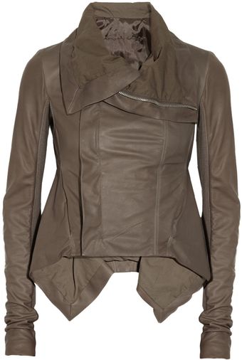 Rick Owens Naska Leather Biker Jacket - Lyst