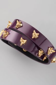Tory Burch Fox Studded Wrap Bracelet - Lyst