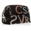 Versace Printed Velvet Clutch in Black - Lyst
