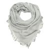 Dior Cotton Blend Woven Logo Shawl in Gray - Lyst